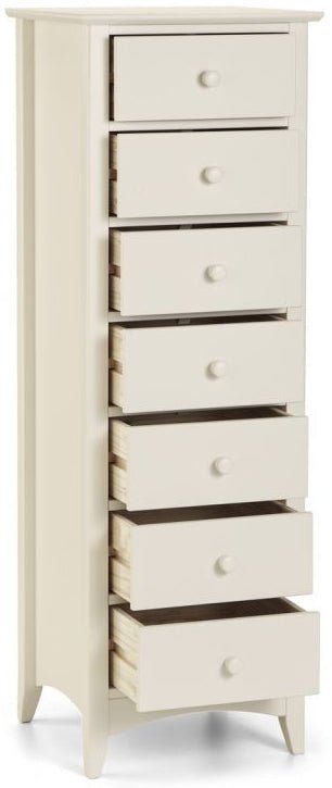 Cameo 7 Drawer Narrow Chest - Julian Bowen