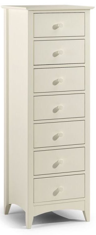 Cameo 7 Drawer Narrow Chest - Julian Bowen