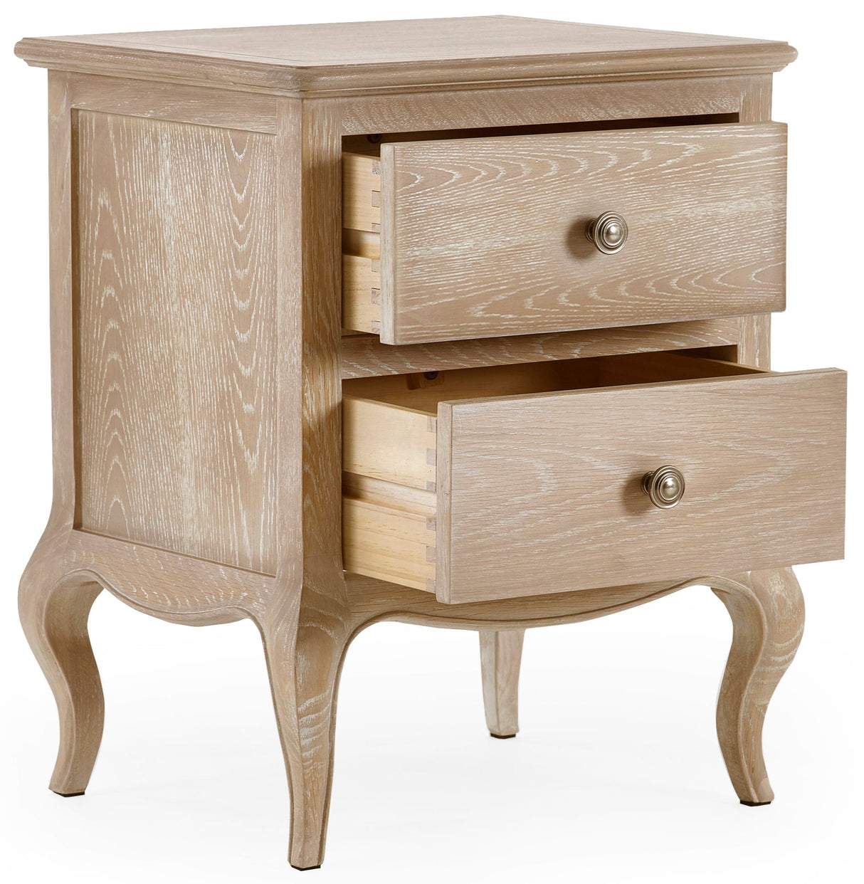 Camille 2 Drawer Bedside Table - Julian Bowen