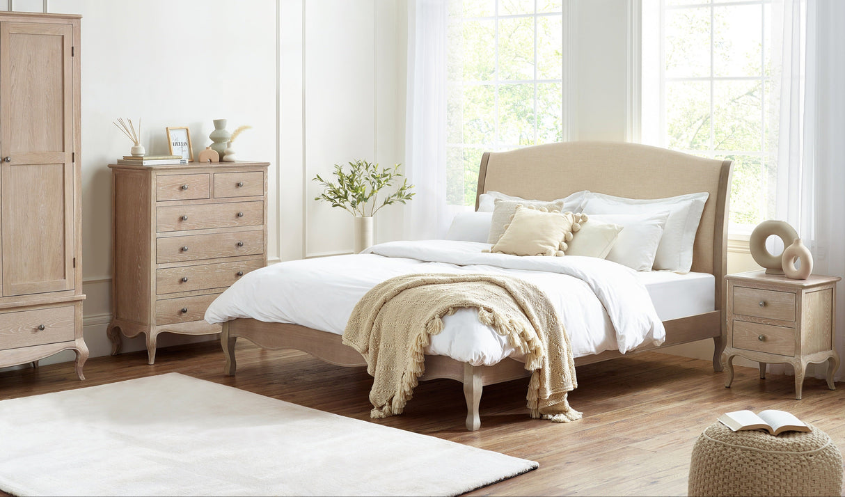 Camille 2 Drawer Bedside Table - Julian Bowen