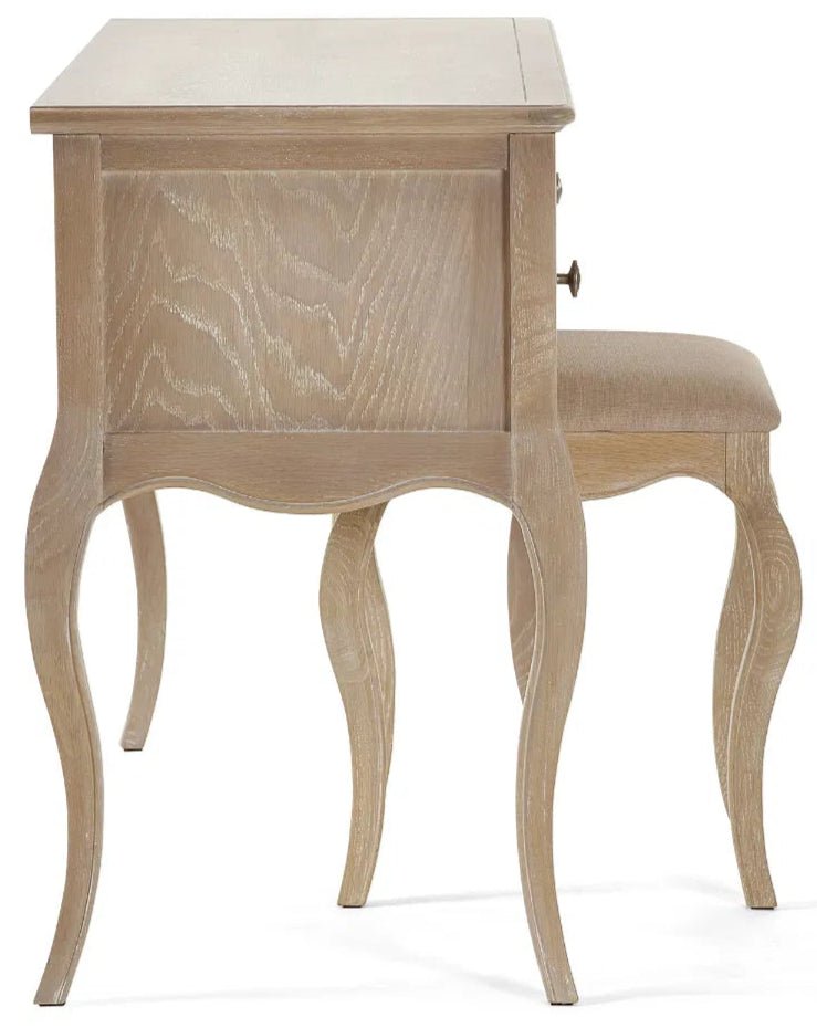 Camille 2 Drawer Dressing Table and Stool Set - Julian Bowen