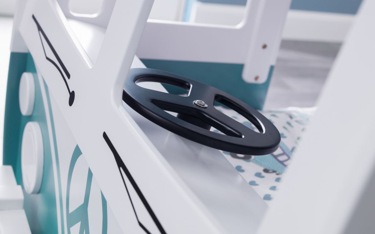 Campervan Children's Surfer Bunk Bed 3ft Single - Julian Bowen