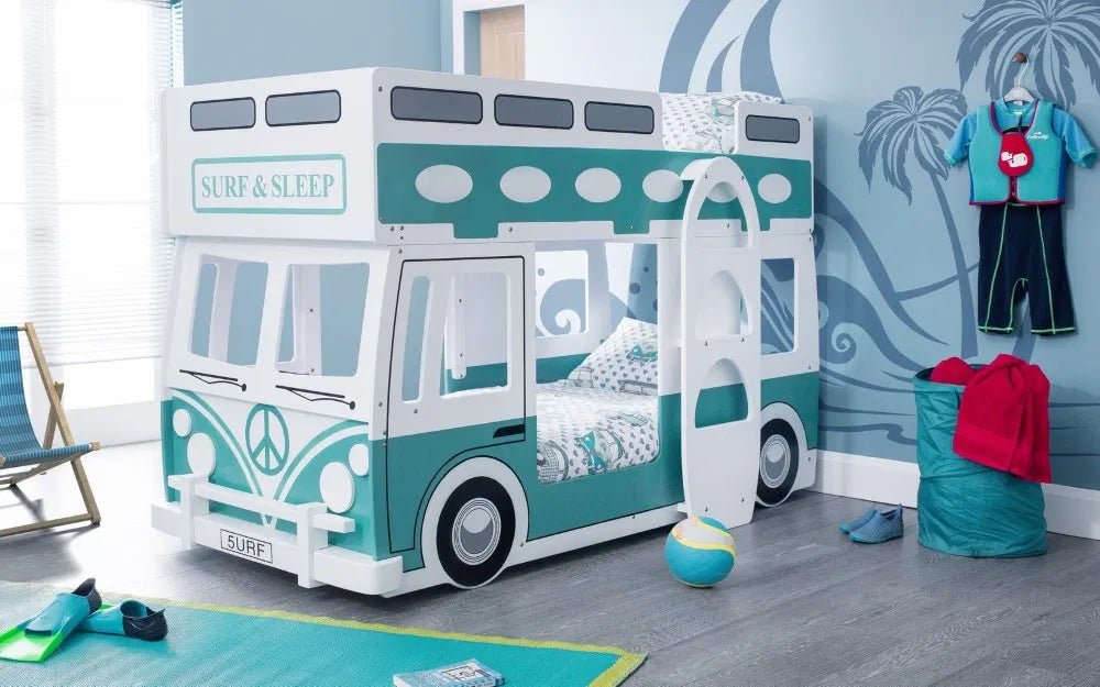 Campervan Children's Surfer Bunk Bed 3ft Single - Julian Bowen