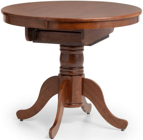 Canterbury Round Extending Oval Dining Table - Julian Bowen
