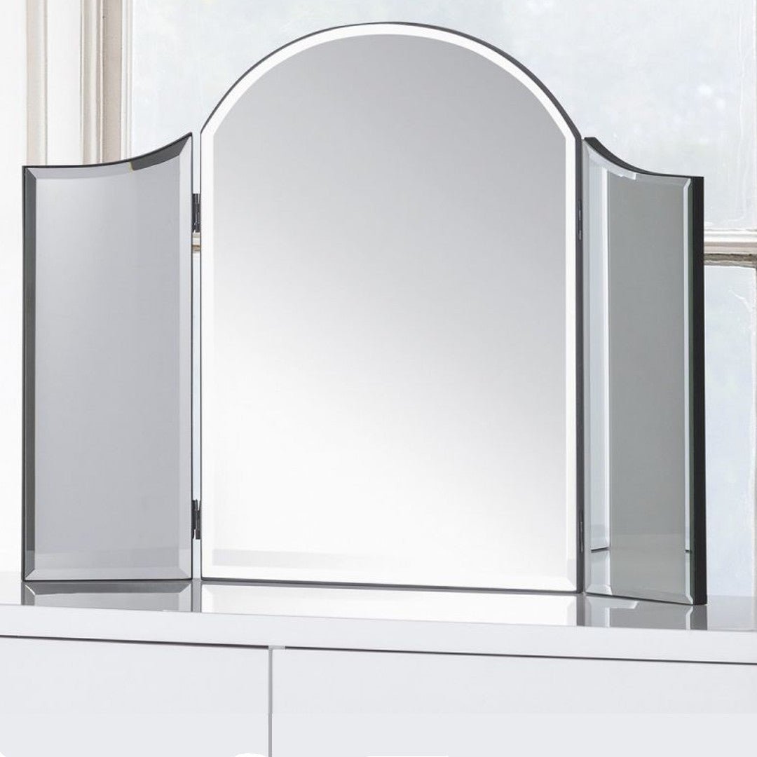 Canto Curved Dressing Table Mirror - Julian Bowen