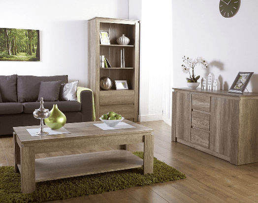 Canyon Oak 2 Drawer Bookcase - GFW