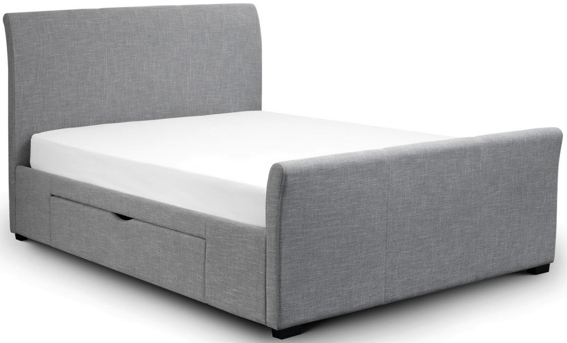 Capri Bed Frame with 2 Drawers - Julian Bowen