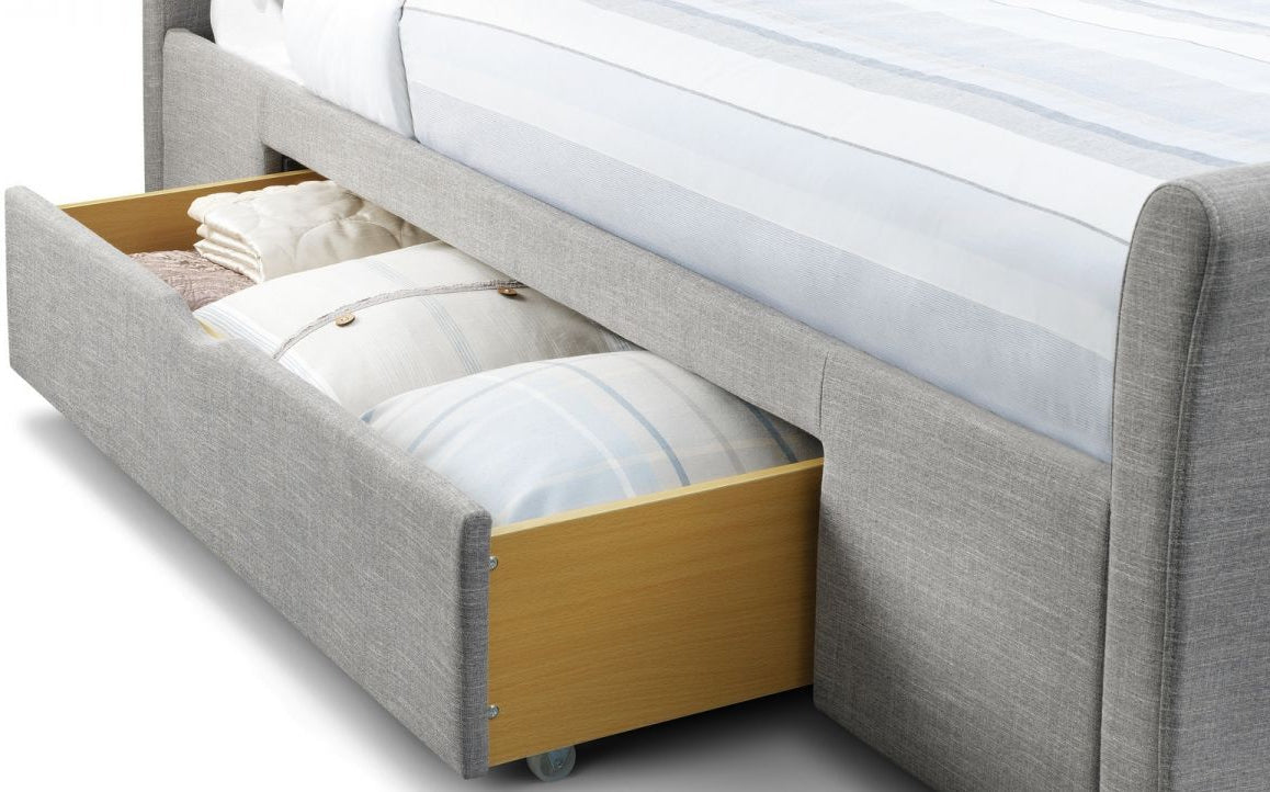 Capri Bed Frame with 2 Drawers - Julian Bowen