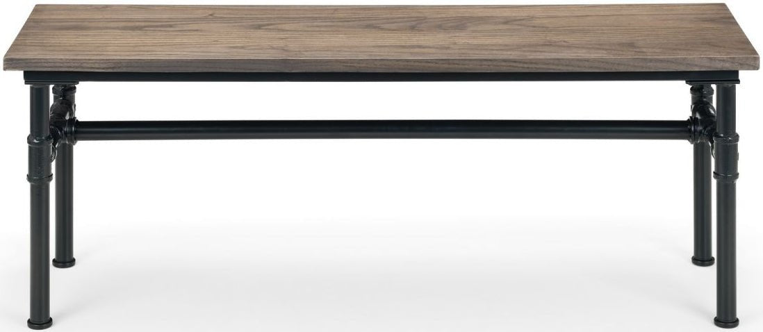 Carnegie Industrial Pipework and Wood Bench - Julian Bowen