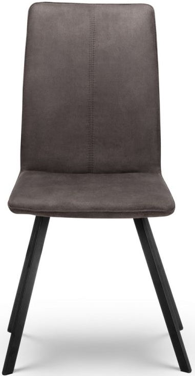 Carnegie Industrial Pipework Dining Table, Bench and 2 Monroe Chairs - Julian Bowen