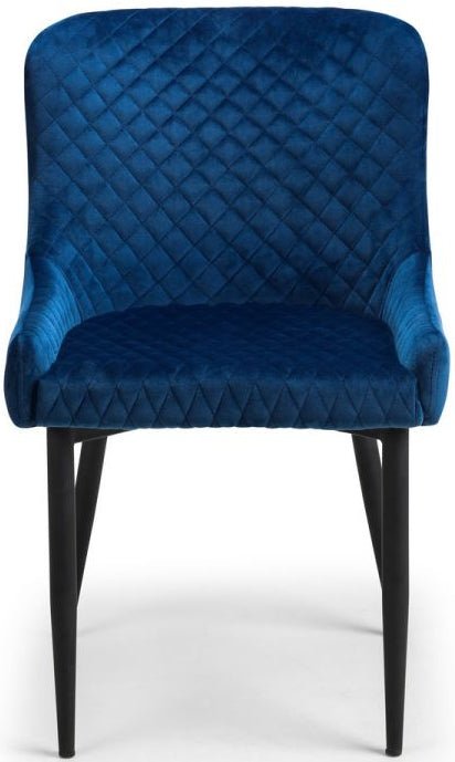 Carnegie Industrial Pipework Dining Table with 4 Luxe Chairs - Julian Bowen