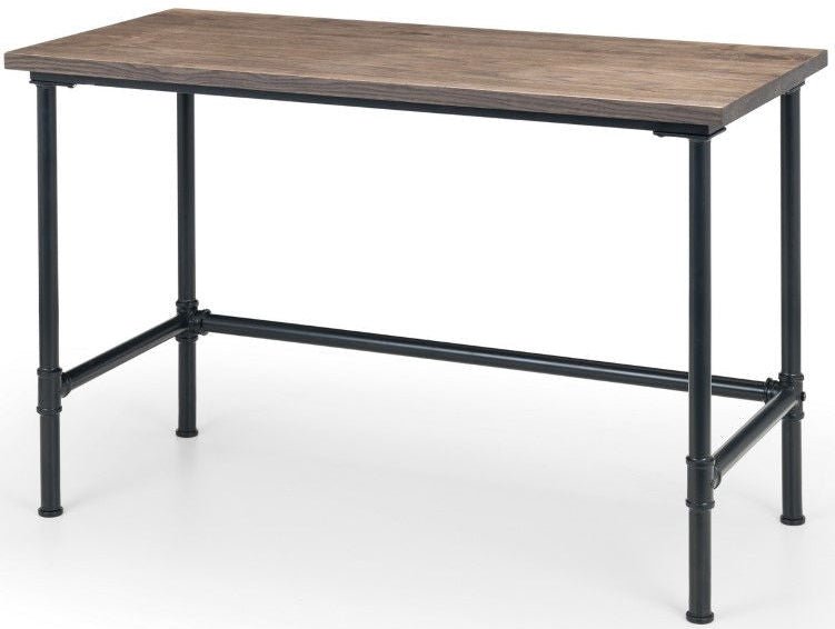 Carnegie Pipe Office Desk - Julian Bowen