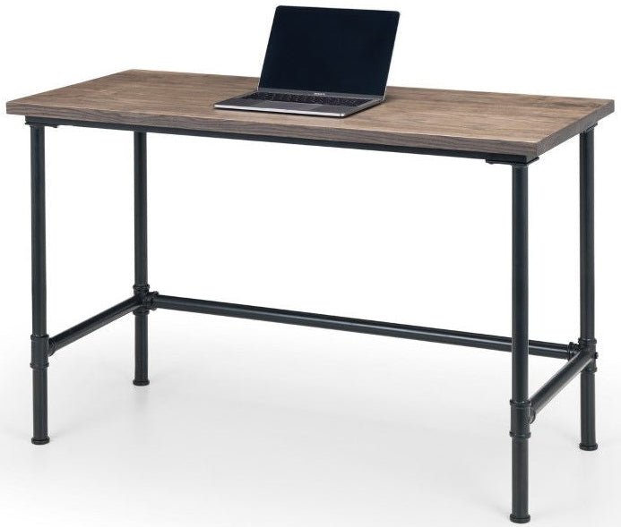 Carnegie Pipe Office Desk - Julian Bowen