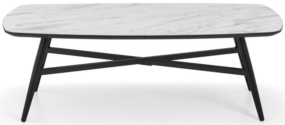 Caruso Marble Effect Coffee Table - Julian Bowen