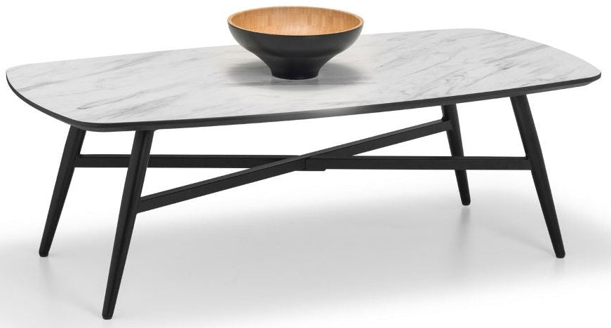 Caruso Marble Effect Coffee Table - Julian Bowen