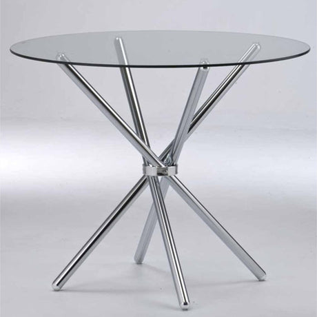 Casa Round Glass Dining Table - LPD