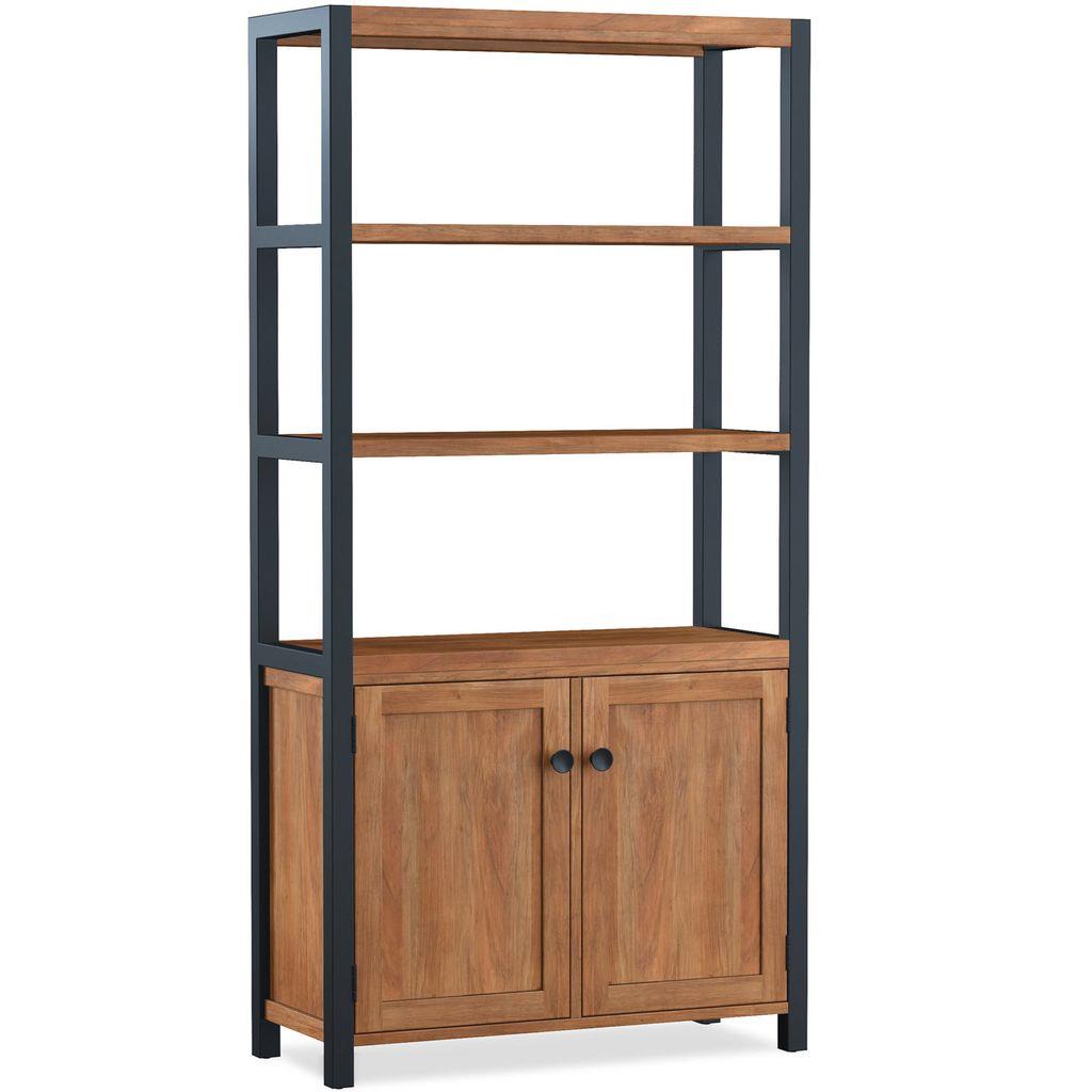 Kenai 2 Door Tall Bookcase