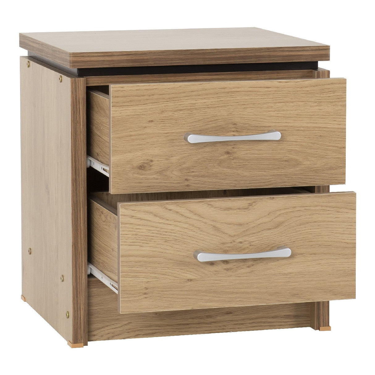 Charles 2 Drawer Bedside - Seconique