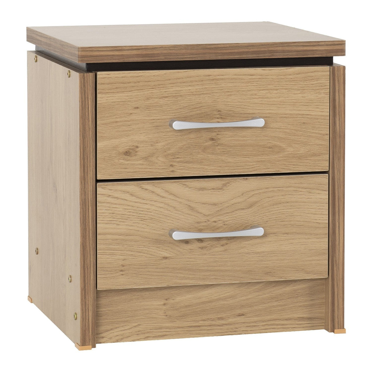 Charles 2 Drawer Bedside - Seconique
