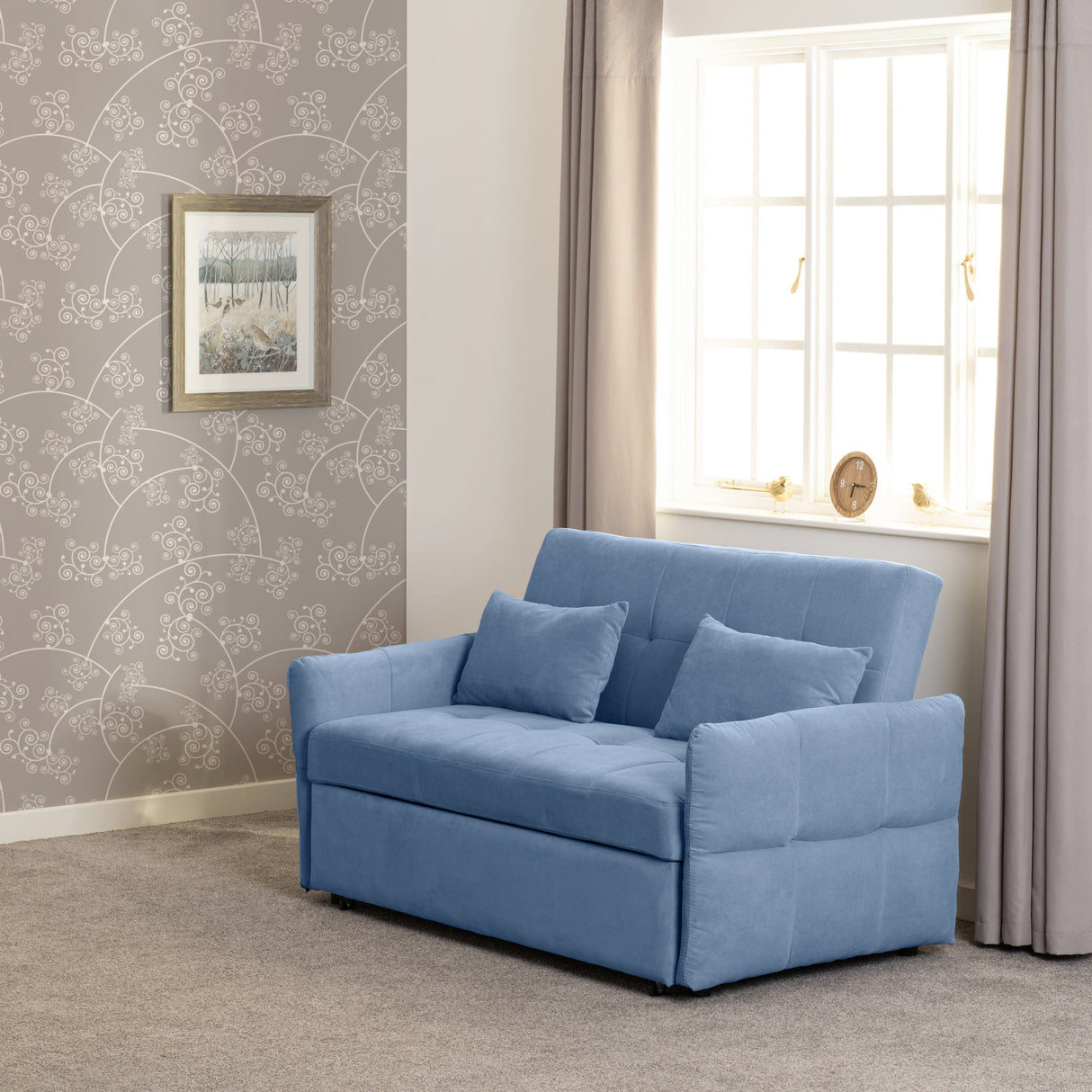 Chelsea 2 Seater Fold Out Sofa Bed - Seconique