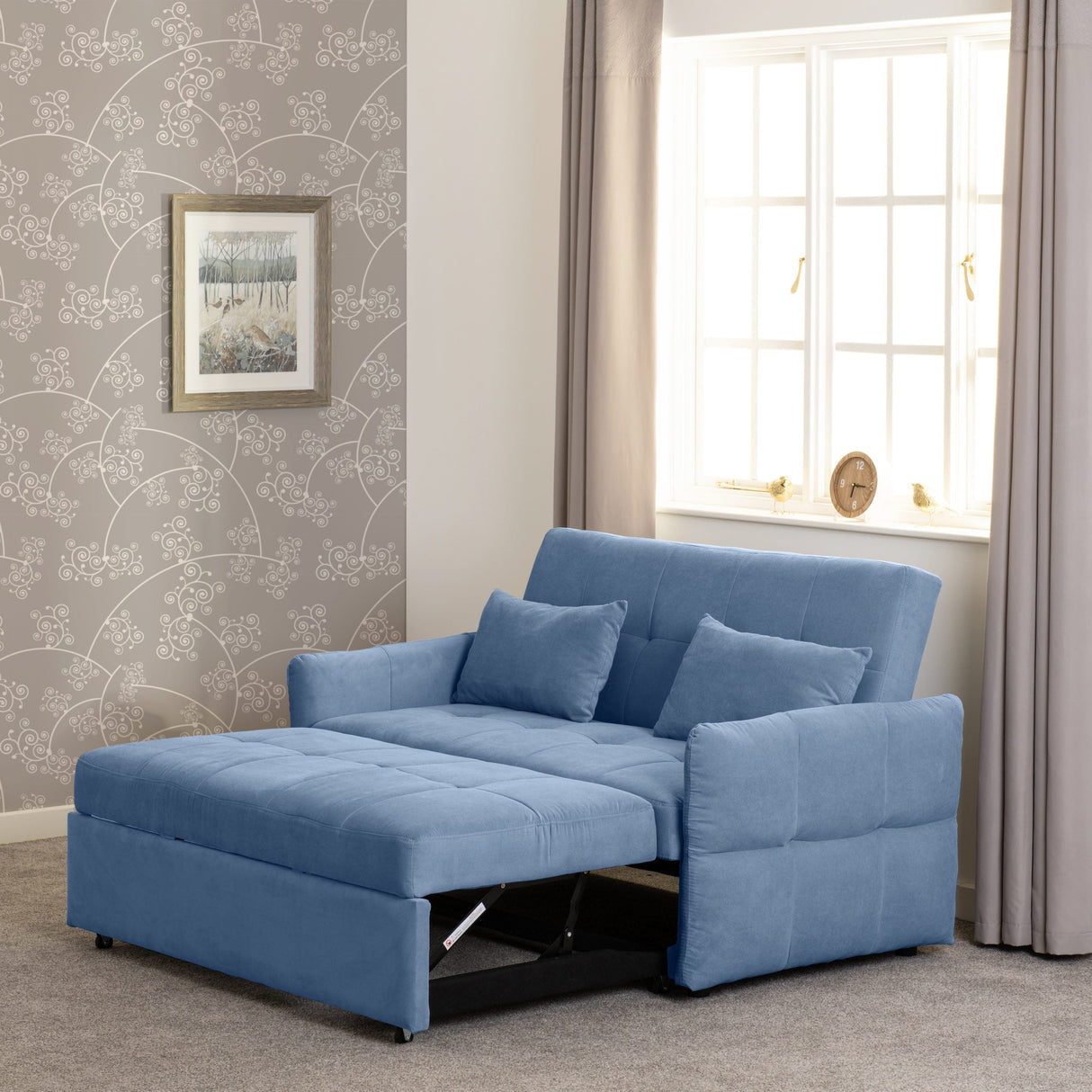 Chelsea 2 Seater Fold Out Sofa Bed - Seconique