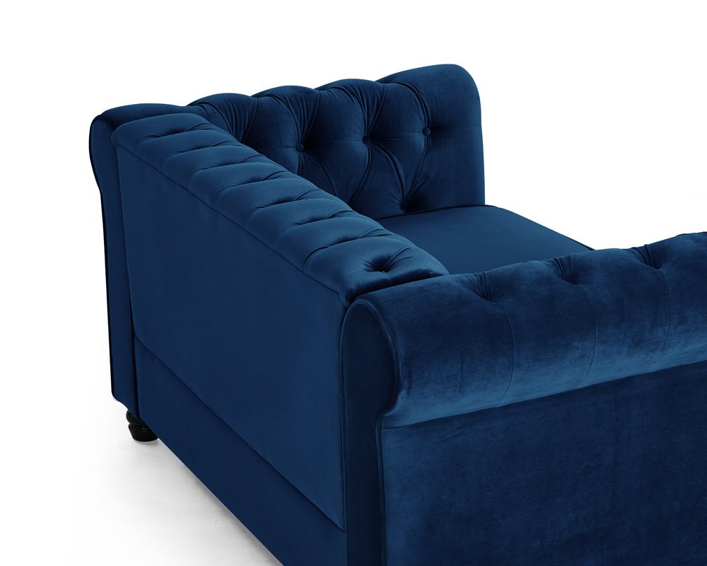 Chester Studded Velvet 2 Seater Sofa - TGC
