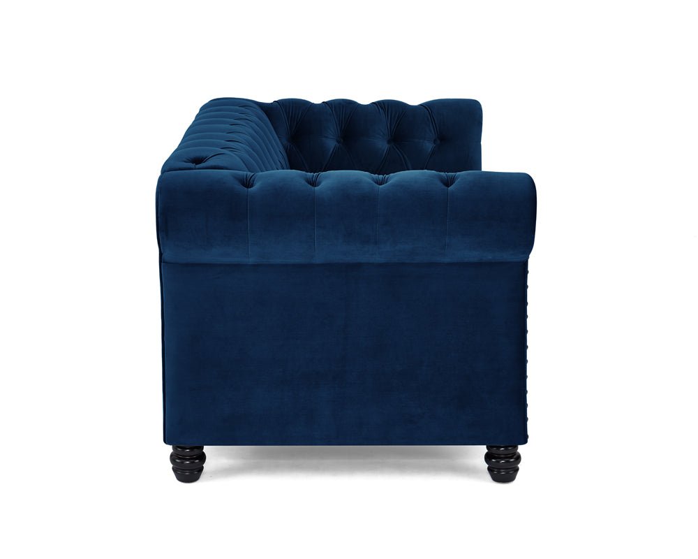 Chester Studded Velvet 2 Seater Sofa - TGC