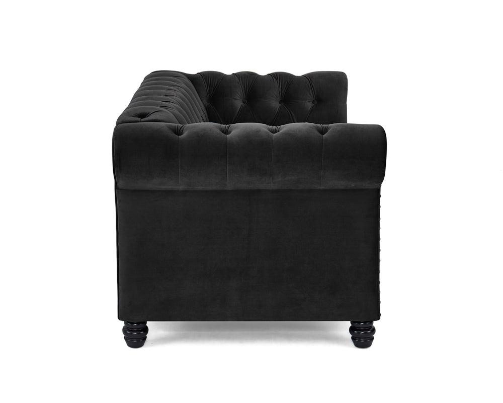 Chester Studded Velvet 2 Seater Sofa - TGC
