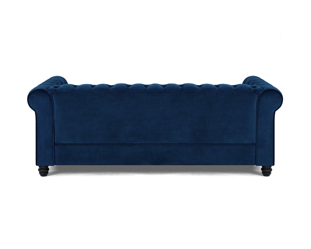 Chester Studded Velvet 3 Seater Sofa - TGC