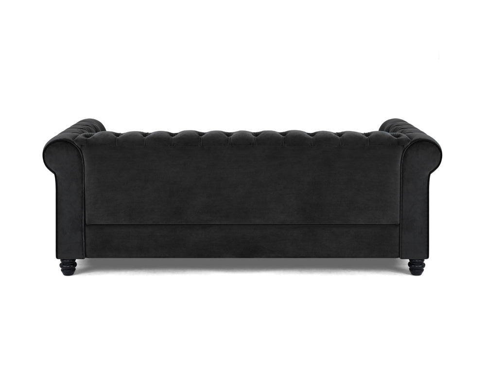 Chester Studded Velvet 3 Seater Sofa - TGC