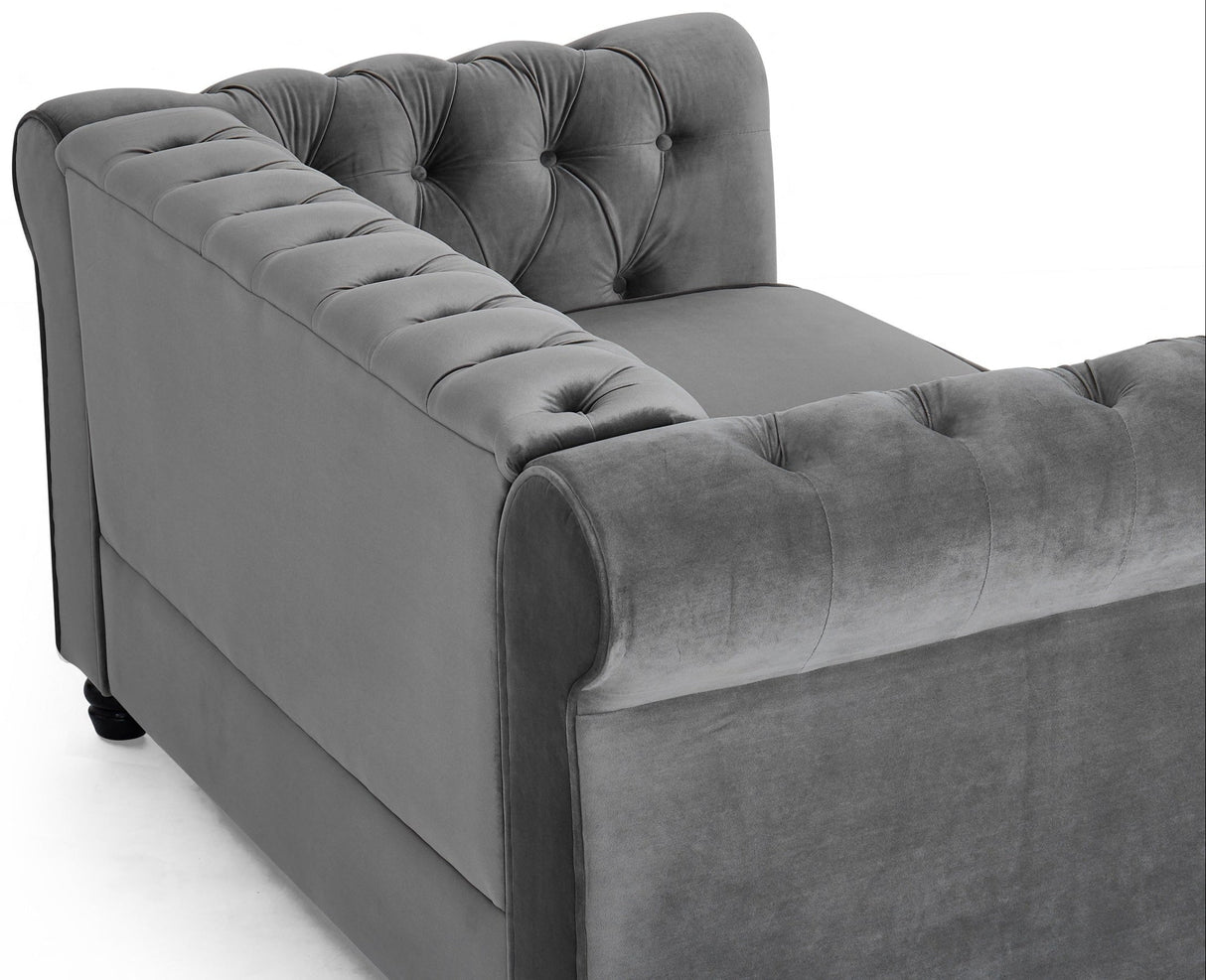 Chester Velvet 2 Seater Sofa - TGC