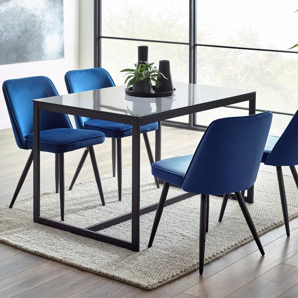 Chicago Rectangular Dining Table - Julian Bowen