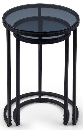 Chicago Round Nesting Side Tables - Julian Bowen