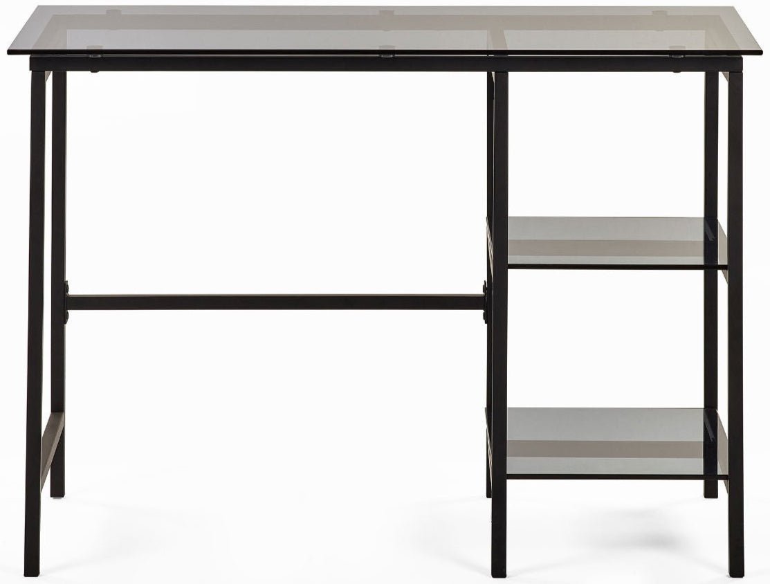 Chicago Smoked Glass Desk - Julian Bowen