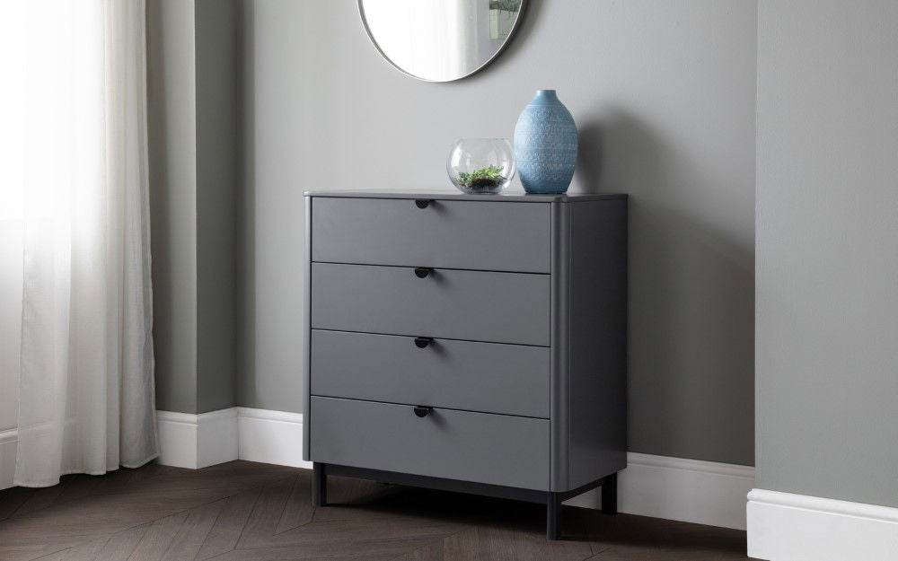 Chloe 4 Drawer Chest - Julian Bowen