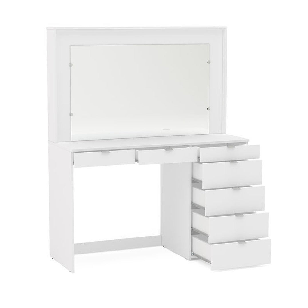 Chloe 7 Drawer Dressing Table - Birlea