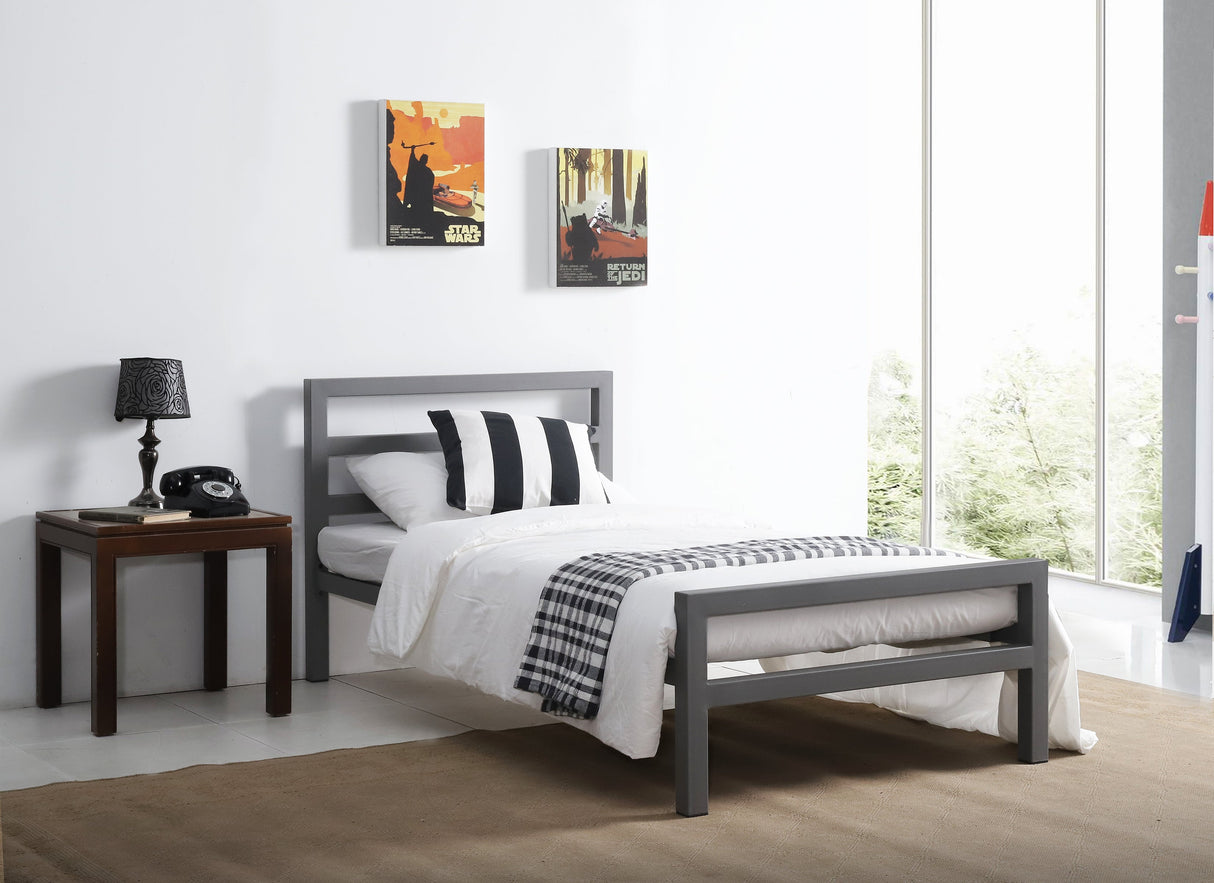 City Block Metal Bed Frame - Time Living