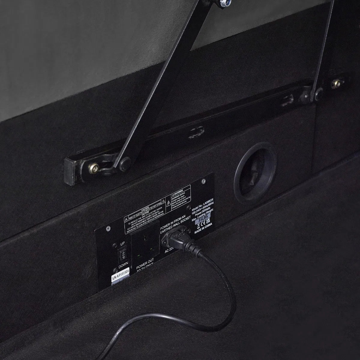 Clara Ottoman Side Lift TV Bed Frame - Julian Bowen