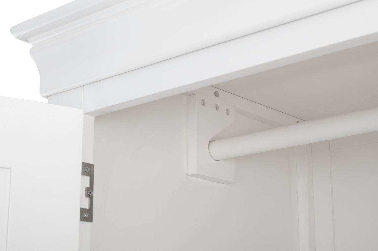 Clermont 2 Door 1 Drawer Double Wardrobe - Julian Bowen