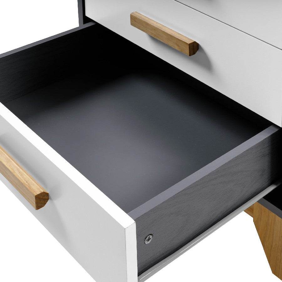 Cleveland 3 Drawer Bedside - Seconique
