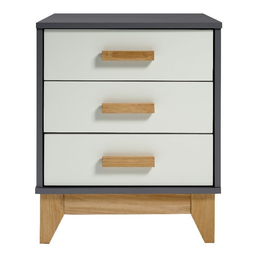 Cleveland 3 Drawer Bedside - Seconique
