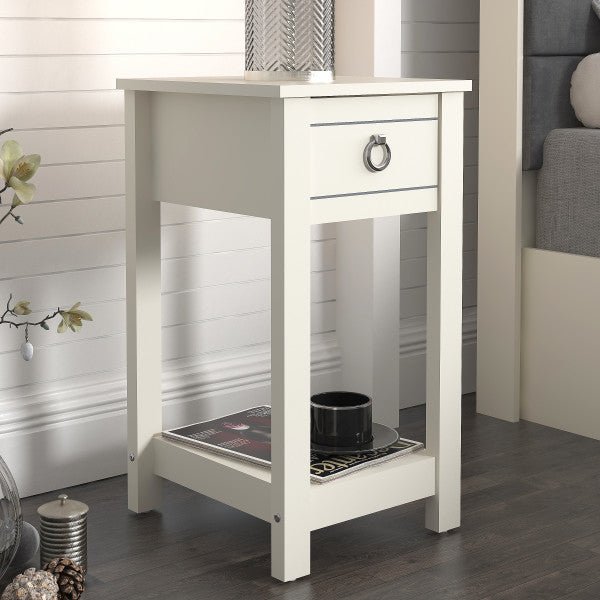 Clovelly 1 Drawer Bedside Table - GFW