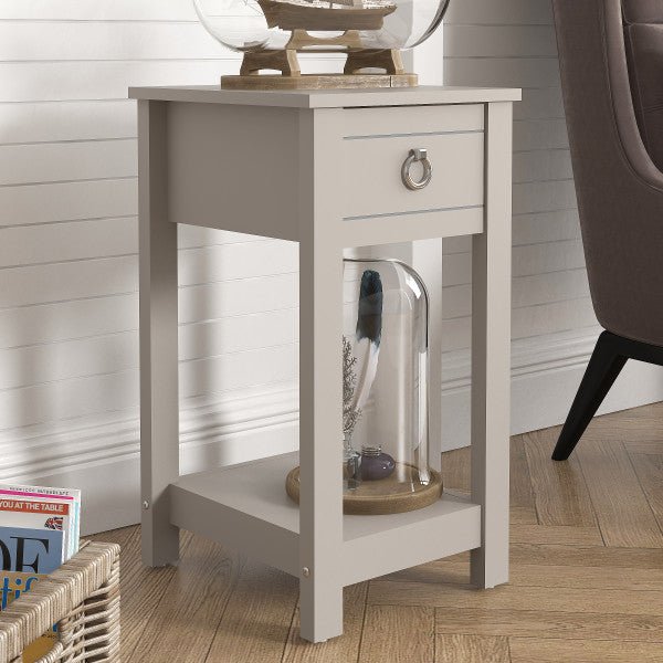 Clovelly 1 Drawer Bedside Table - GFW