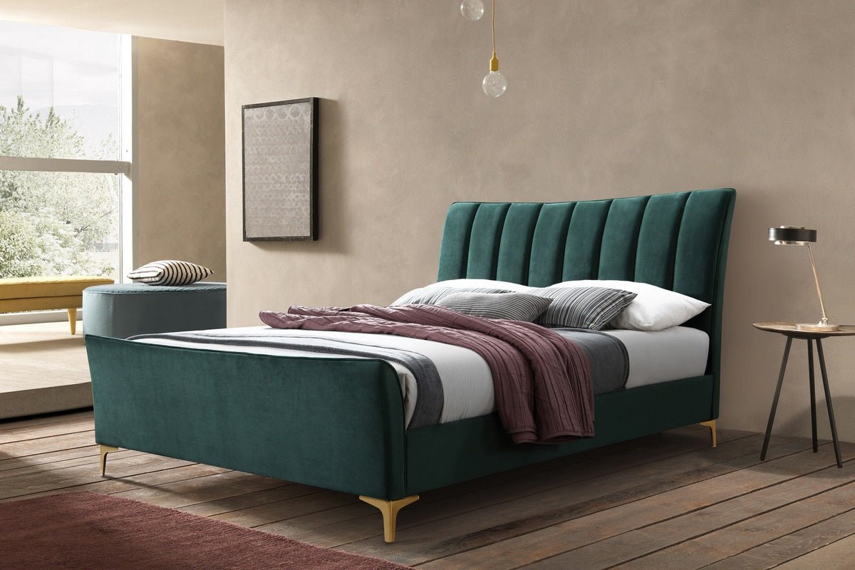 Clover Velvet Bed - Birlea
