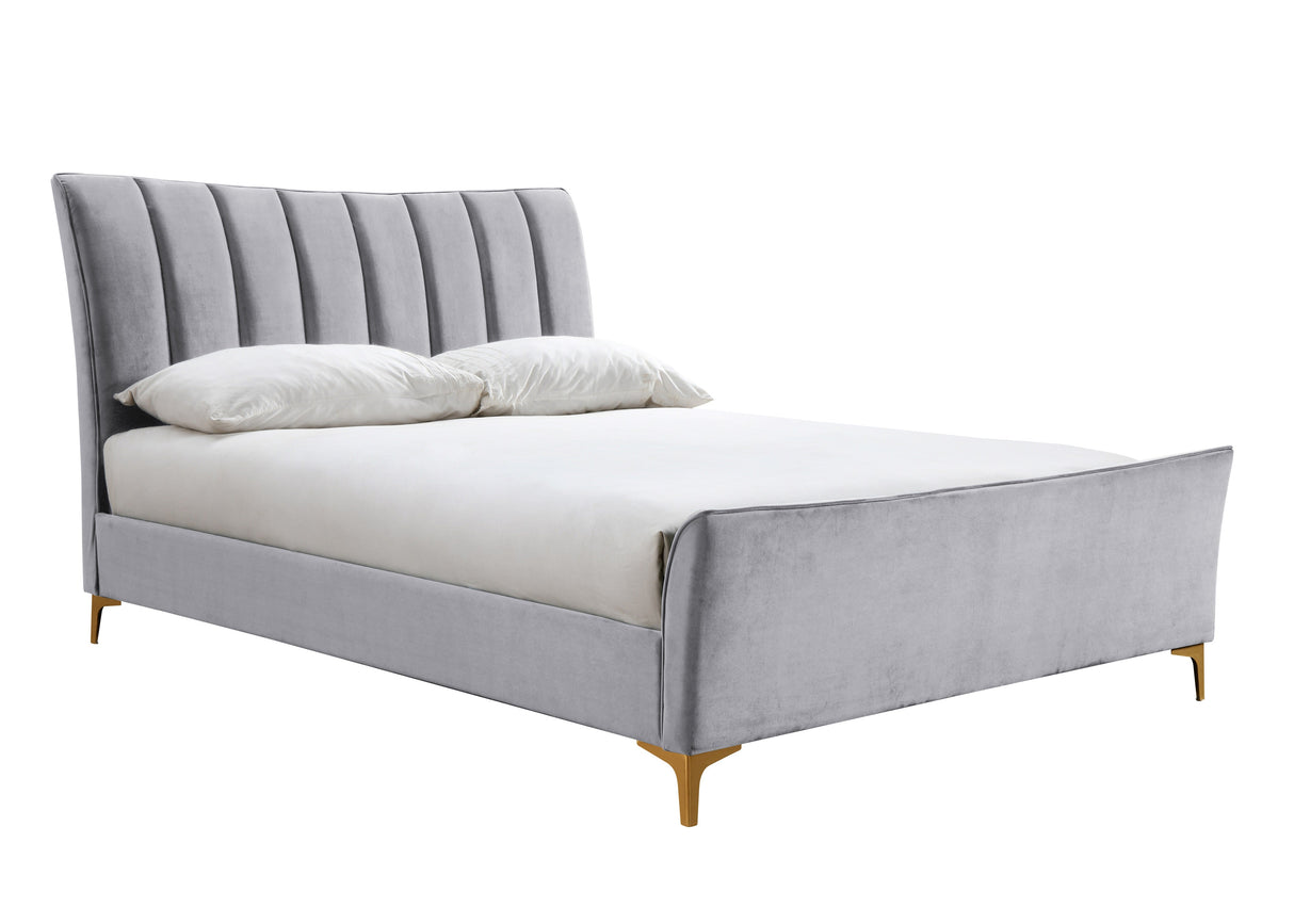 Clover Velvet Bed - Birlea