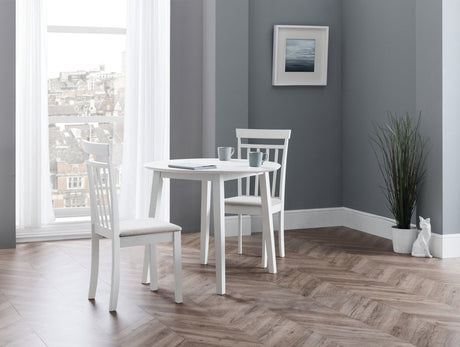 Coast Dropleaf Space Saving Table and 2 Dining Chairs - Julian Bowen