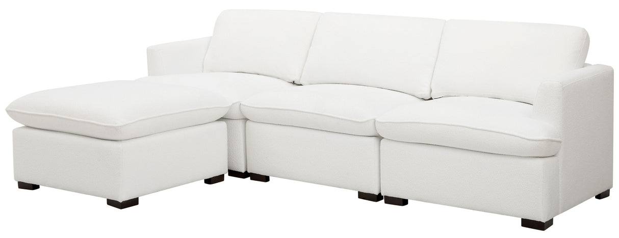 Coleen 3 Seater Sofa with Footstool - TGC