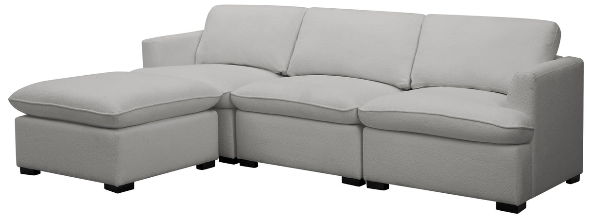 Coleen 3 Seater Sofa with Footstool - TGC