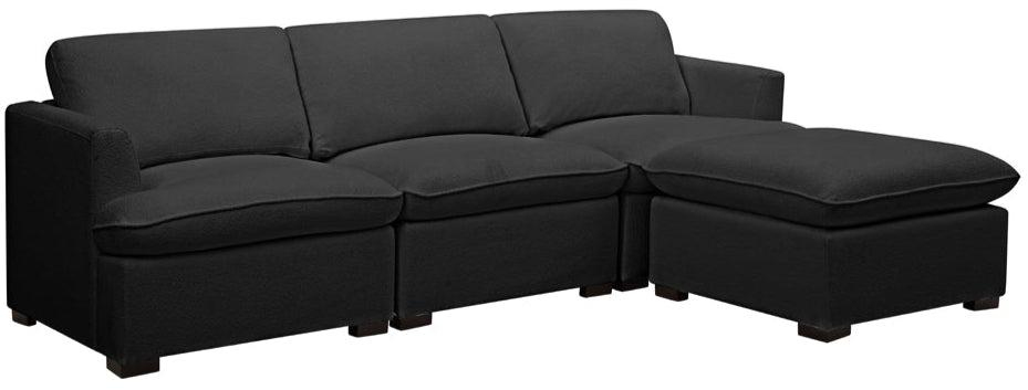 Coleen 3 Seater Sofa with Footstool - TGC