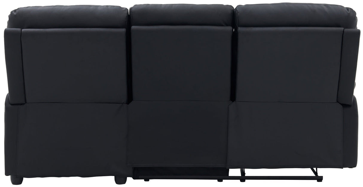 Colin Faux Leather 3 Seater Reclining Corner Sofa with Left Hand Chaise - TGC